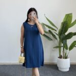 Alinn Aerobin Şehir Boy Elbise - İndigo