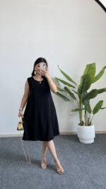 Alinn Aerobin Şehir Boy Elbise - Siyah - Görsel 2