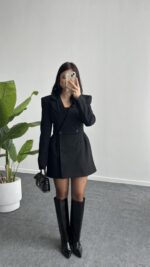 Ayoss Kruvaze Ceket Elbise