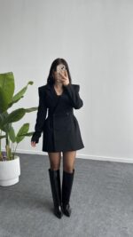 Ayoss Kruvaze Ceket Elbise - Görsel 3