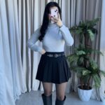 Balıkçı Yaka Kaşkorse Gri Body