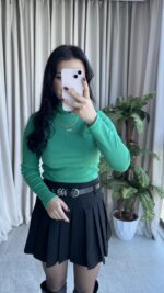 Balıkçı Yaka Kaşkorse Yeşil Body - Görsel 3