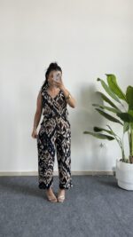 Brode Desenli Bürümcük Tulum - Mavi - Görsel 5