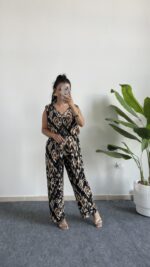 Brode Desenli Bürümcük Tulum - Yeşil - Görsel 4