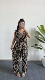 Brode Desenli Bürümcük Tulum - Yeşil - Görsel 6