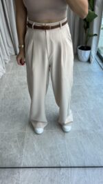 Casa Krem Palazzo Pantolon - Görsel 5