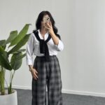 Mary Ekose Palazzo Pantolon - Gri