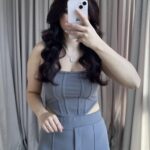 Gri Korse Görünümlü Askılı Takım