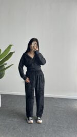 Polera İkili Takım -Siyah - Görsel 6