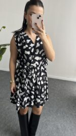 Oles Kuşaklı Elbise - Görsel 4