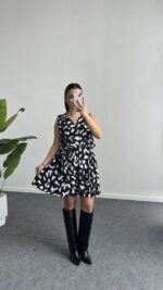 Oles Kuşaklı Elbise