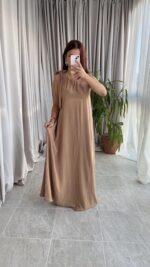 Kahverengi Lena Elbise