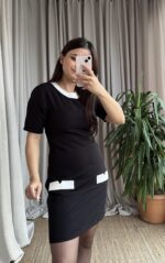 Kapalı Cep Detay Elbise - Görsel 2