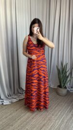 Lara Viskon Elbise - Görsel 4