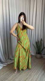 Lara Viskon Elbise - Görsel 4