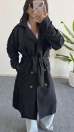 Laura Trençkot - Siyah - Görsel 3