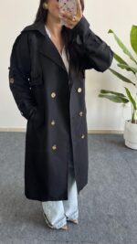 Laura Trençkot - Siyah - Görsel 5