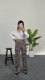 Leopar Desen Pantolon - Görsel 2