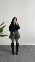 Marka Model Kaşe Şort - Görsel 6