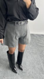 Marka Model Kaşe Şort - Görsel 4