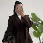 Martin Tasarım Ceket - Kahve