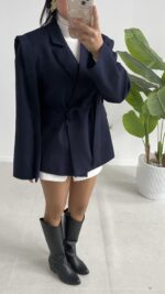 Martin Tasarım Ceket - Lacivert - Görsel 5