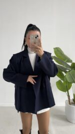 Martin Tasarım Ceket - Lacivert - Görsel 9