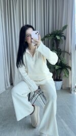 Mona İkili Ekru Takım - Görsel 4