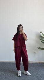 Moon Modal Takım - Bordo - Görsel 4