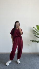 Moon Modal Takım - Bordo - Görsel 2