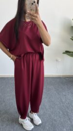 Moon Modal Takım - Bordo - Görsel 8