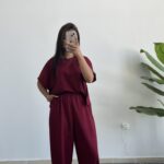 Moon Modal Takım - Bordo