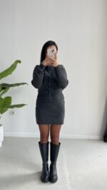 Oleda İkili Triko Takım - Antrasit - Görsel 2