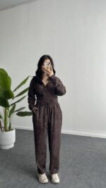 Polera İkili Takım - Kahverengi - Görsel 7