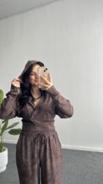 Polera İkili Takım - Kahverengi - Görsel 6