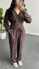 Polera İkili Takım - Kahverengi - Görsel 3