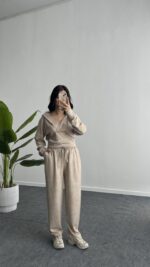 Polera İkili Takım - Taş - Görsel 3