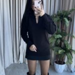 Polo Yaka Siyah Triko