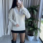 Polo Yaka Taş Triko