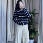 Pomel Sakallı Lacivert Hırka