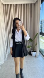 Premium Kalite Kemerli Etek ( Şortlu) - Görsel 6