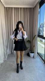 Premium Kalite Kemerli Etek ( Şortlu) - Görsel 7