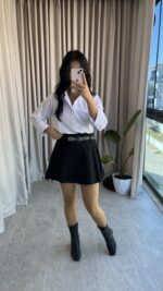 Premium Kalite Kemerli Etek ( Şortlu)