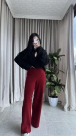 Triko Bordo Pantolon - Görsel 7