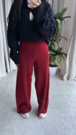 Triko Bordo Pantolon - Görsel 9