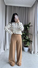 Triko Camel Pantolon - Görsel 5