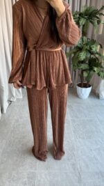 Verona Kruvaze Tarçın Piliseli Takım - Görsel 3