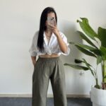 Vole Keten Pantolon - Haki