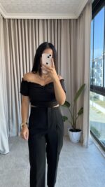 Premium Kalite Karol Kumaş Pantolon - Görsel 3