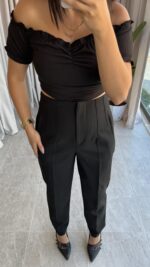 Premium Kalite Karol Kumaş Pantolon - Görsel 4